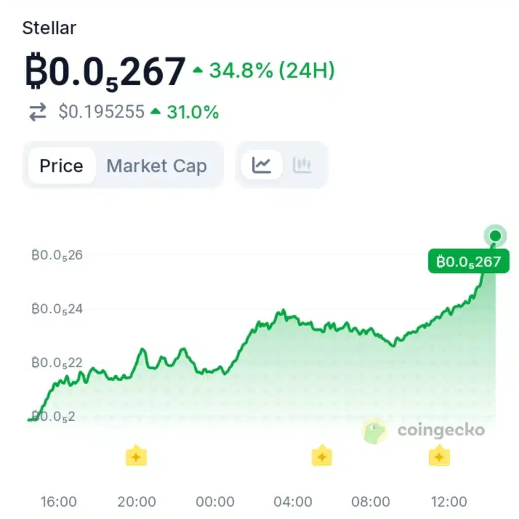 Stellar Outperforms Falling Crypto Market — Here's What's Driving It