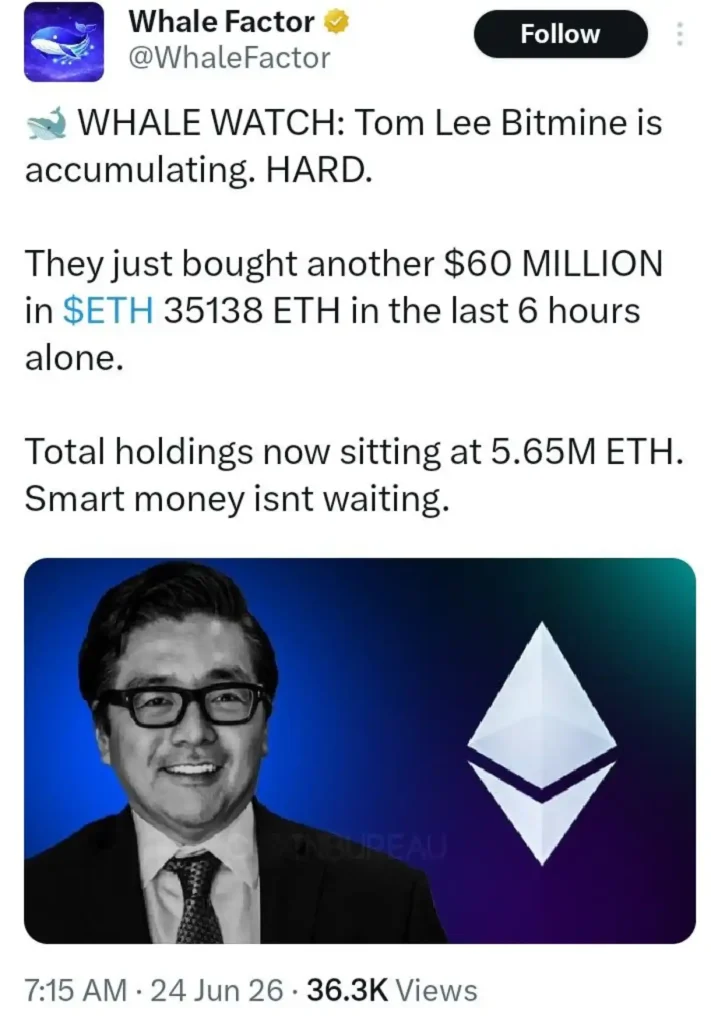 BitMine's Latest ETH Buy Raises a Bigger Question