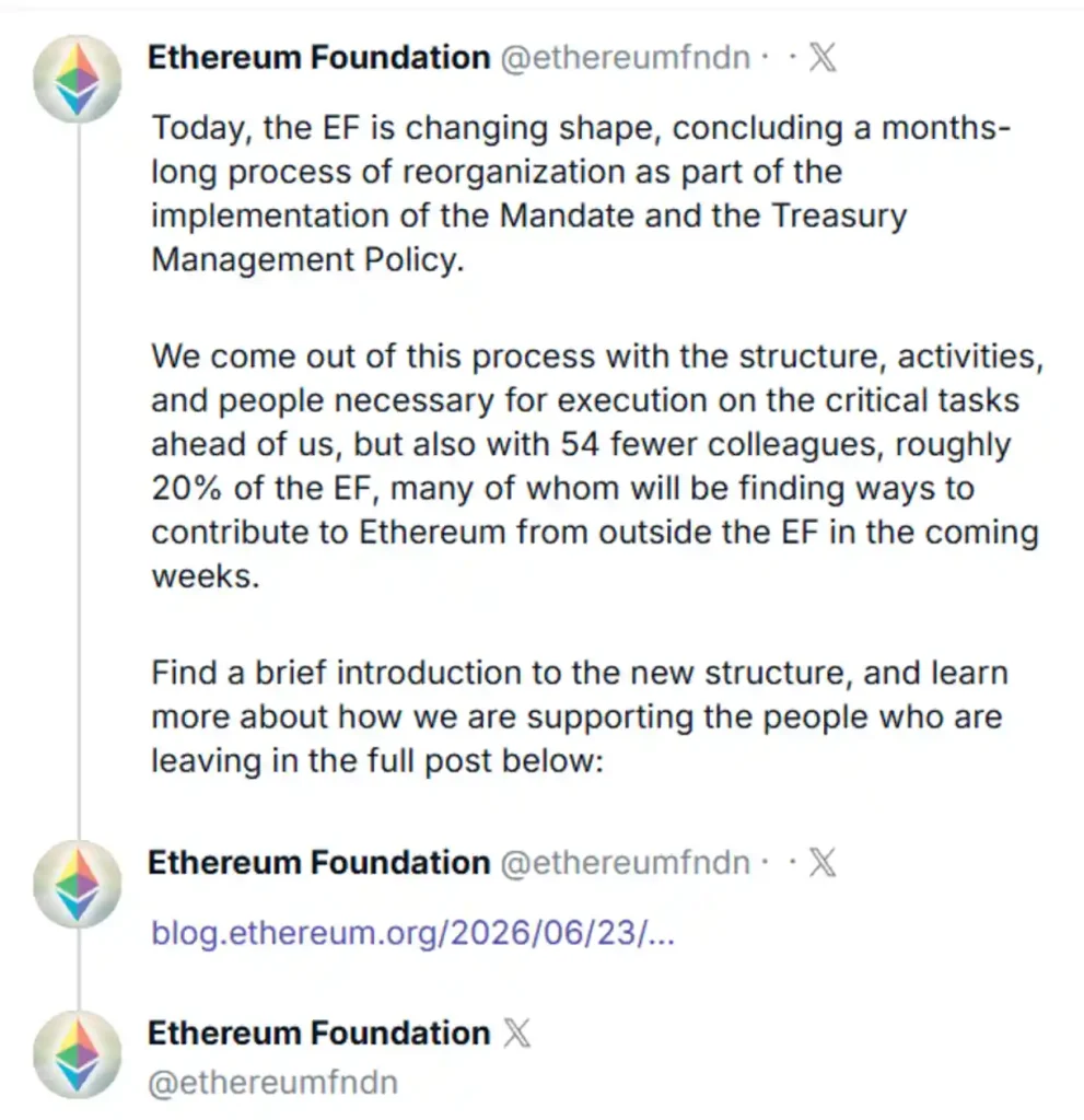 Announcing the developments.