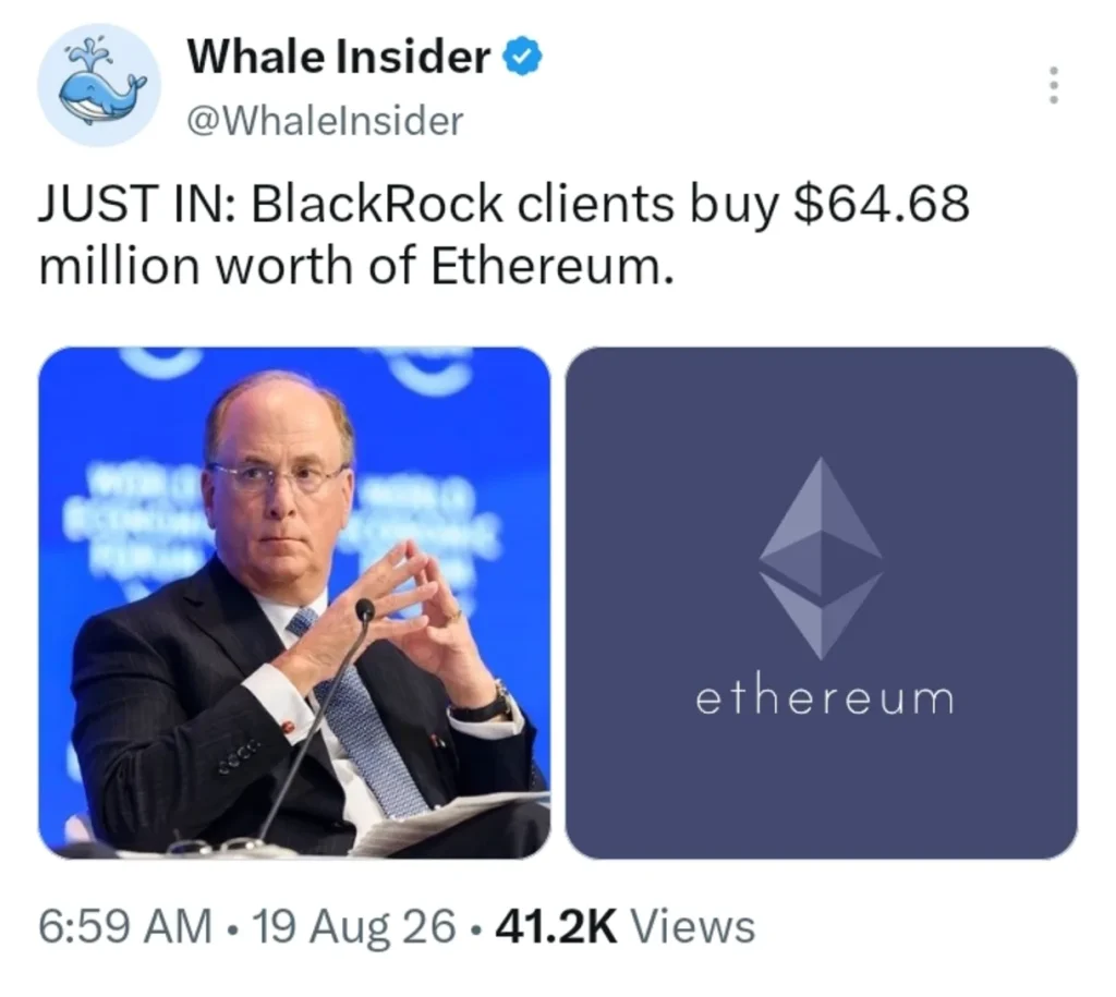 BlackRock Clients Are Loading Up On Ethereum — Is Something Big Coming?