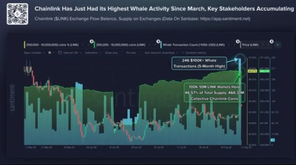 Something Is Changing On Chainlink: Whales Send A Major Signal