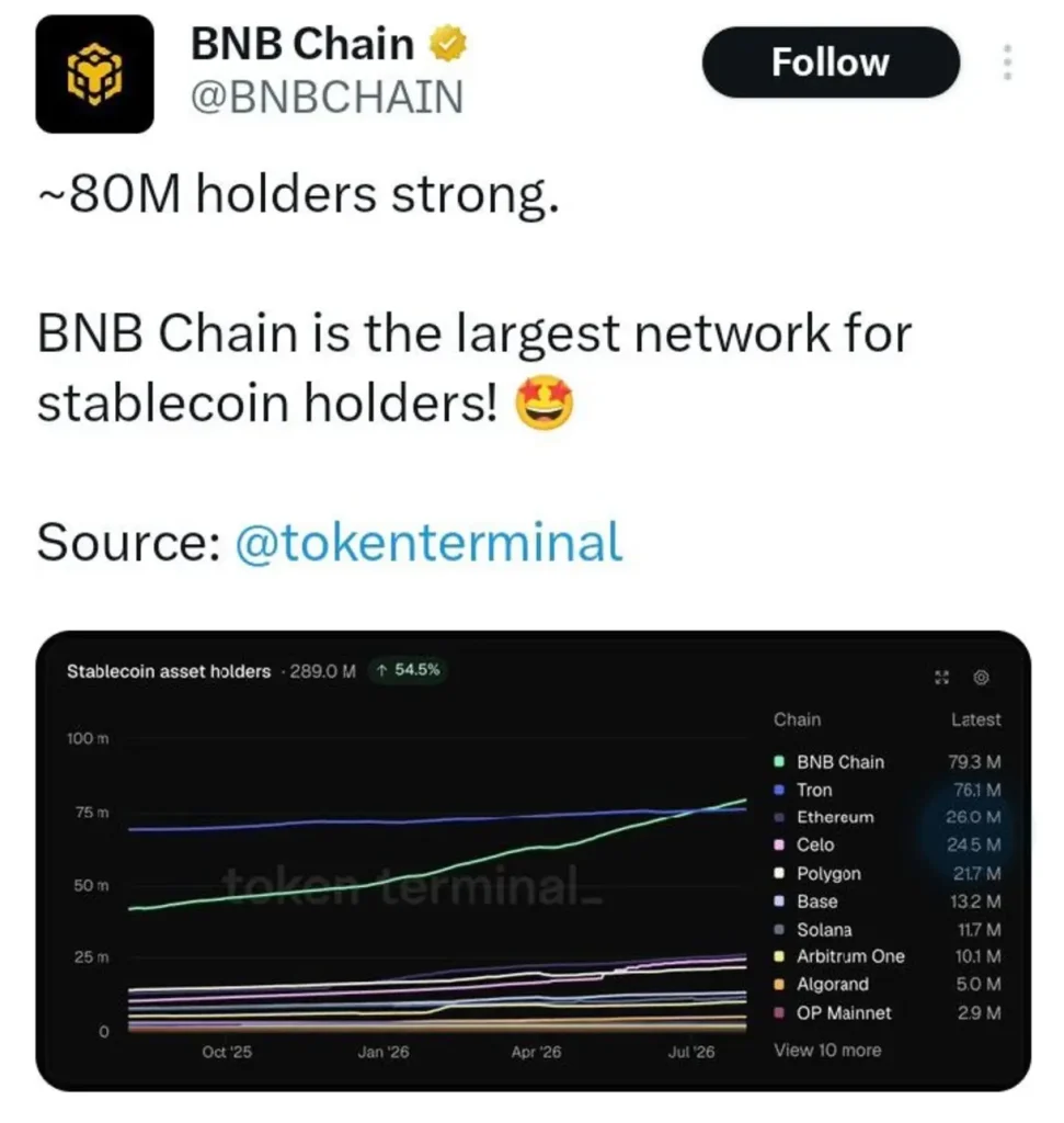 BNB Chain Records a Massive Stablecoin Milestone — What's Next?